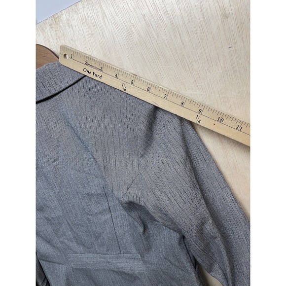 EXPRESS Women's Dress Blazer Women's  Sz 6 Button Suit Top‎ Gray RN#55285 - Picture 12 of 13
